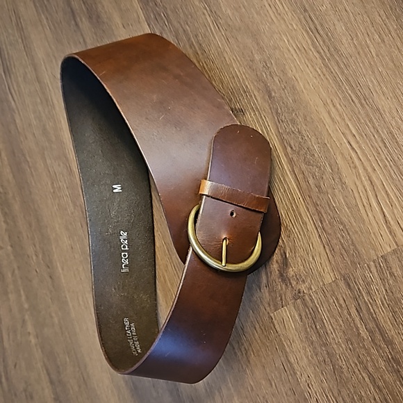 Linea Pelle Accessories - Linea Pelle leather brown belt Medium